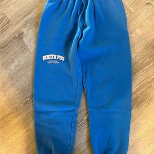 White Fox Boutique Blue Joggers with Relaxed Fit